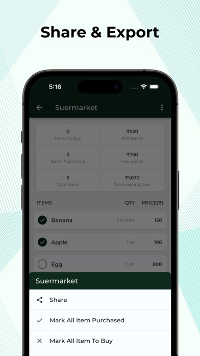 Shopping List Maker Screenshot