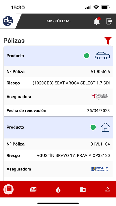 Sanchis Asesores Seguros Screenshot