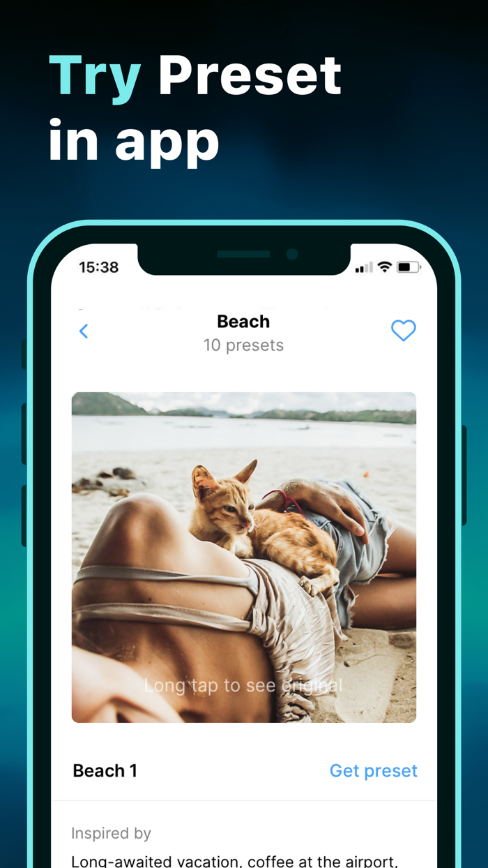 Presets and Filters - Filtry