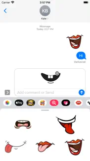 How to cancel & delete mouth stickers 2