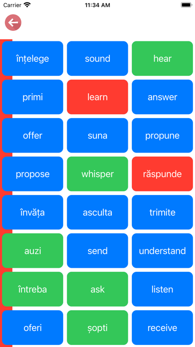 Romanian Verb Blitz Screenshot