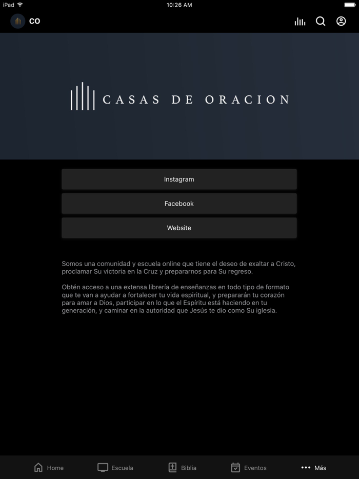 Casas de Oracion