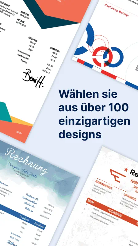 PDF Rechnung und Quittung screenshot 2 of 8