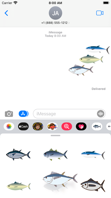 Fish's sticker Screenshot