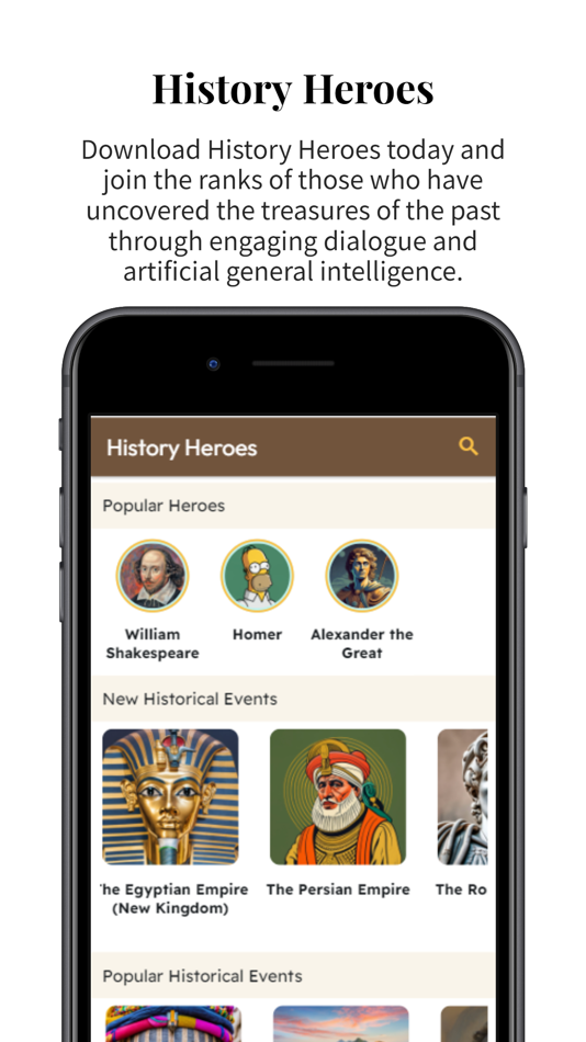 #8. History Heroes AI (iOS) 由: Farouk Nasser
