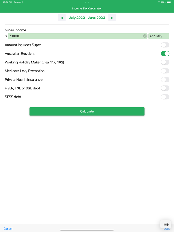Screenshot #4 pour TaxCalc AU