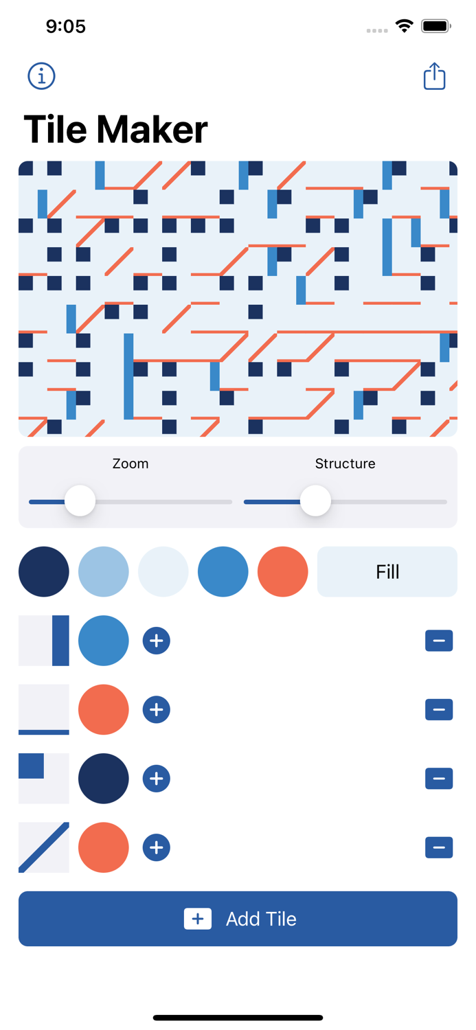 Tile Maker Algorithmic Art
