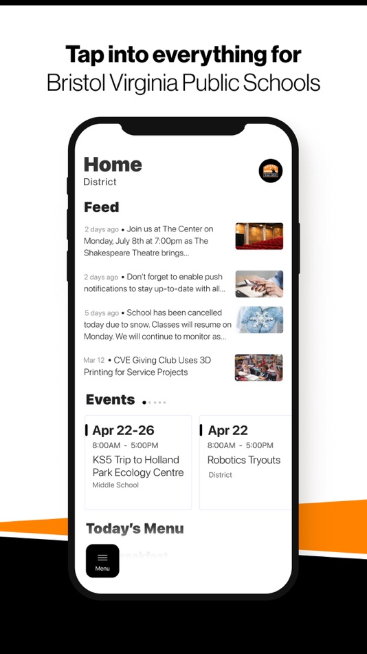 #1. Bristol Virginia Schools (iOS) 게시자: Bristol Virginia Public Schools