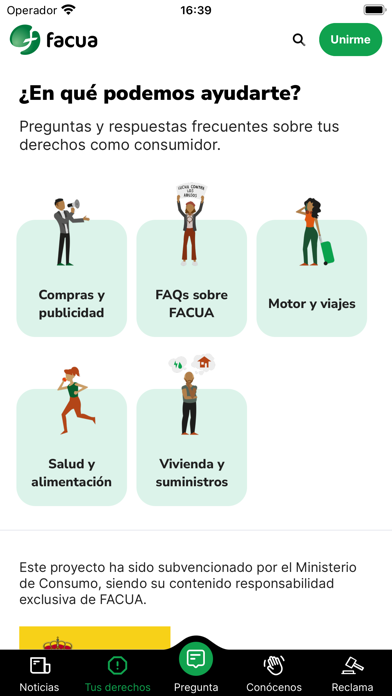 FACUA Screenshot