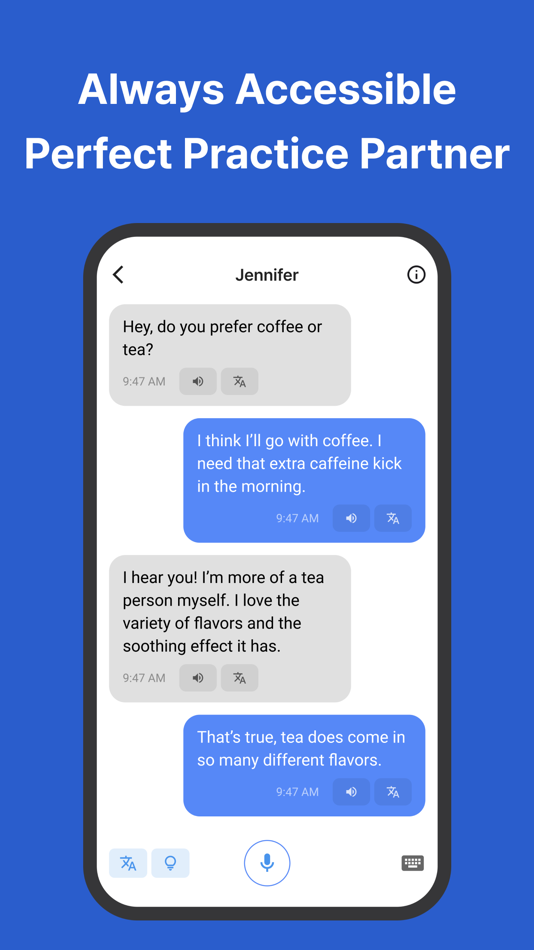 #2. Any - AI Speaking Tutor (iOS) By: UnCheon Baek