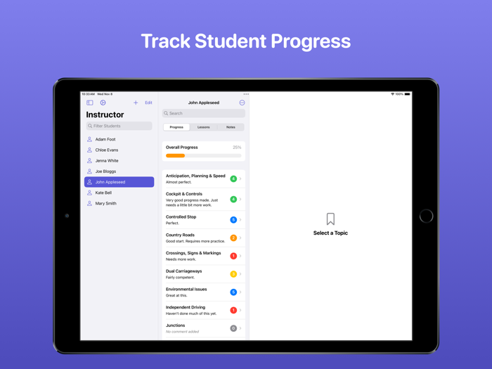 Instructor - Learner Progress