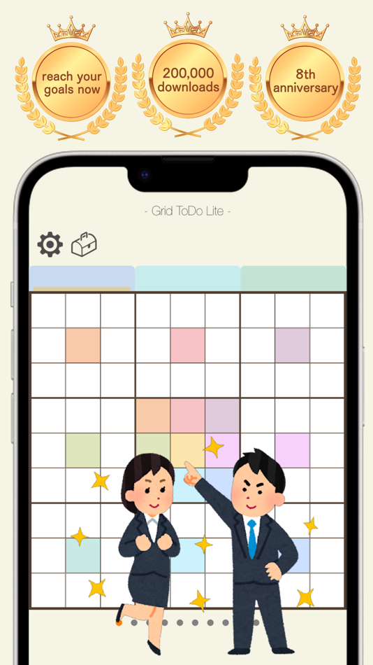 #1. Grid ToDo Lite (iOS) 由: NAOKI YUSA
