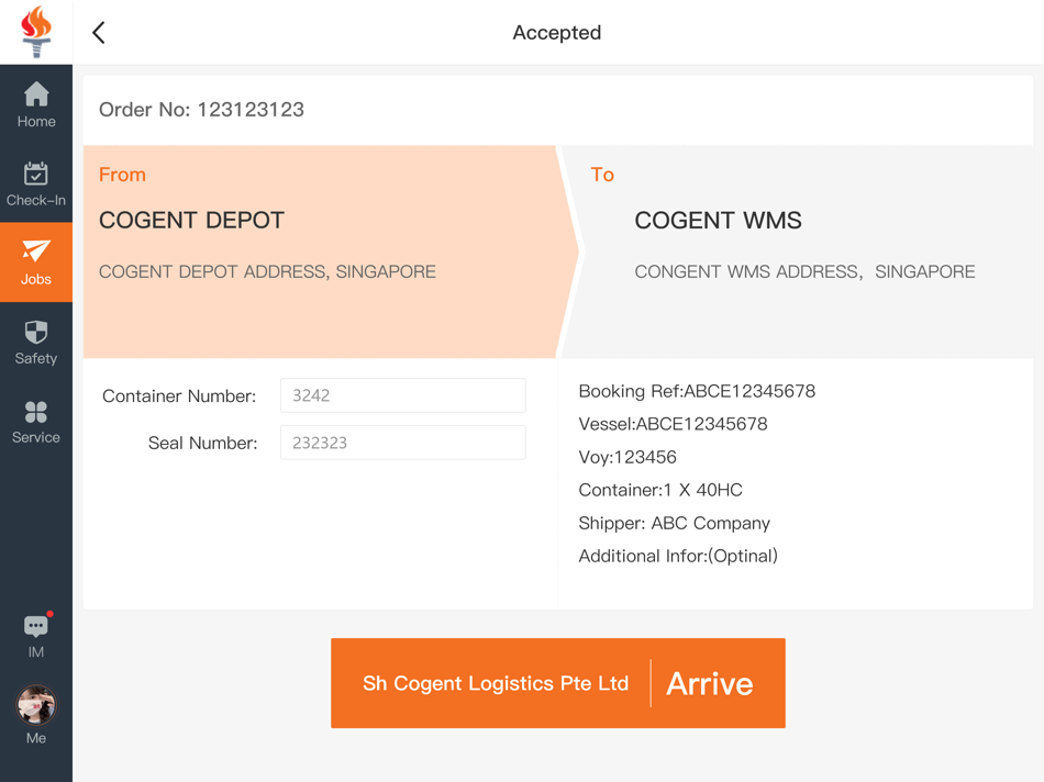 #3. Cogent TMS (iOS) 由: Cogent Holdings Pte Ltd