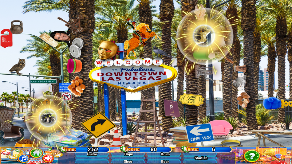 #7. Hidden Objects Las Vegas Time (iOS) โดย: Brainfull, LLC