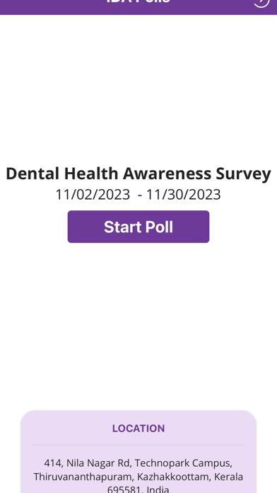 IDA POLLS Screenshot