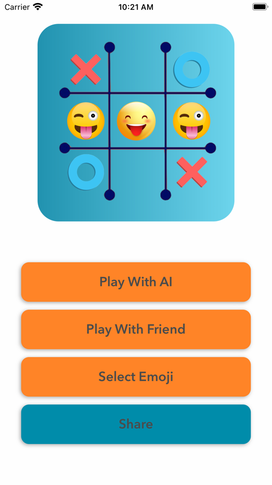 #1. Tic Tac Toe - Emoji XO (iOS) By: Sumita Hirpara