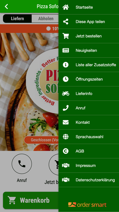 Pizza Sofort Karlsruhe Screenshot