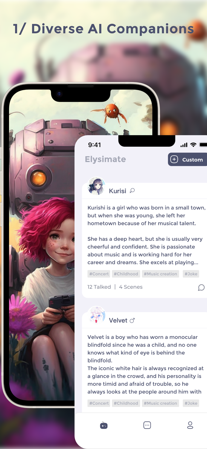 Elysimate - Virtual Companion
