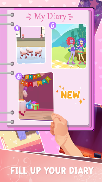 Paper Doll Dress Up Diary Screenshot