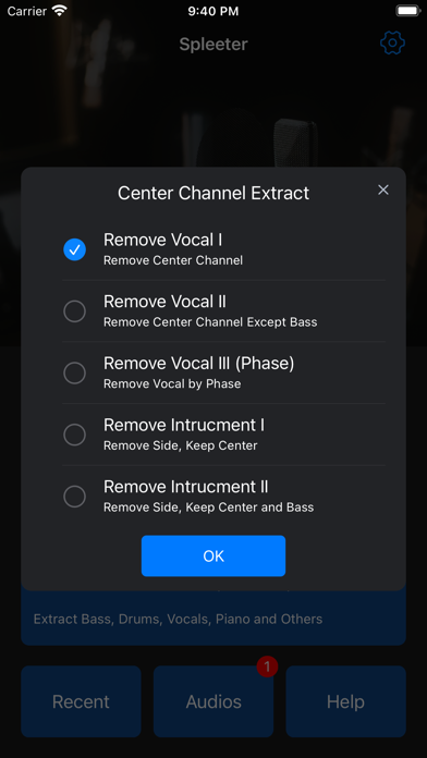 Audio Spleeter Lite（ボーカル伴奏楽器）のおすすめ画像4