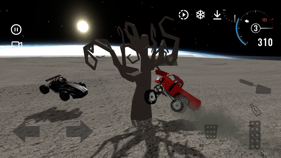 #4. Car Crash Simulator in Space (iOS) 来自: Kreiz Land Games LLC