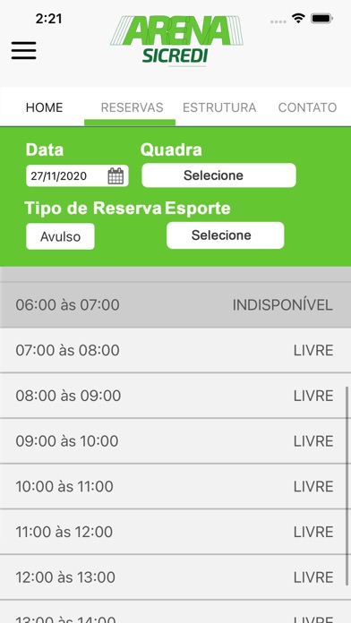 Arena Sicredi Screenshot
