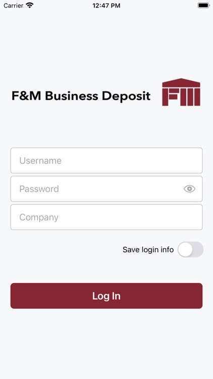 F&M Business Deposit