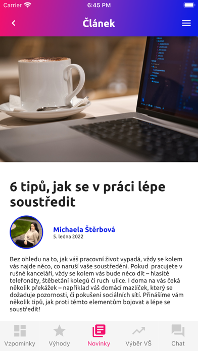 Maturanti.cz Screenshot