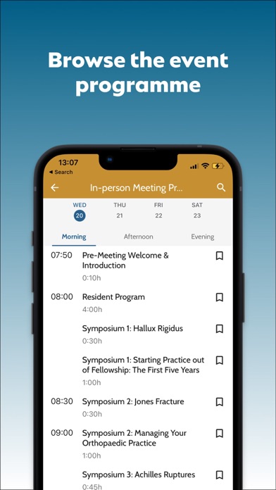 AOFAS Society App Screenshot