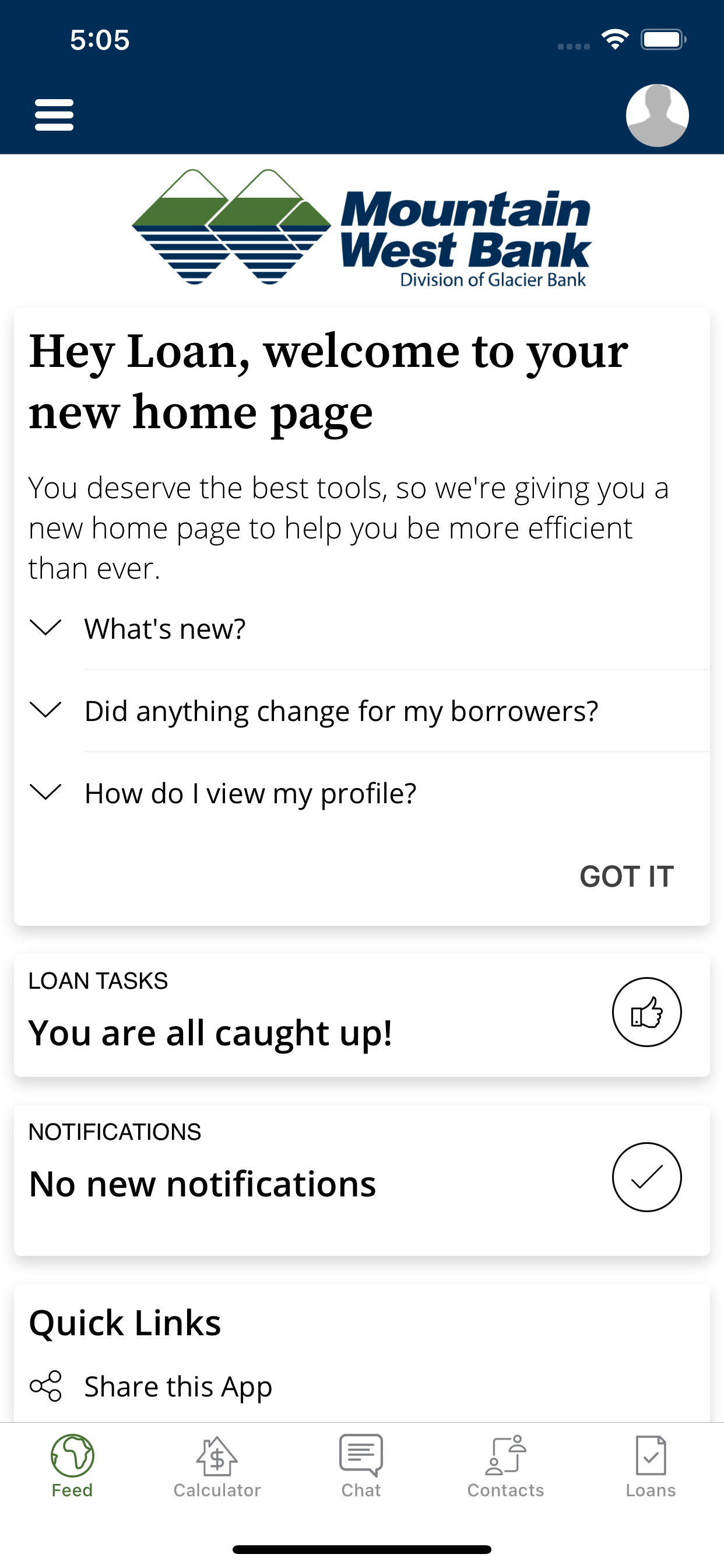 Mountain West Bank Home Loans