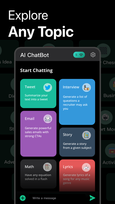 Powerful AI Chatbot-AI Pulse Screenshot