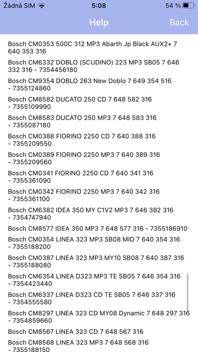 RADIO CODE for FIAT B&Bのおすすめ画像8