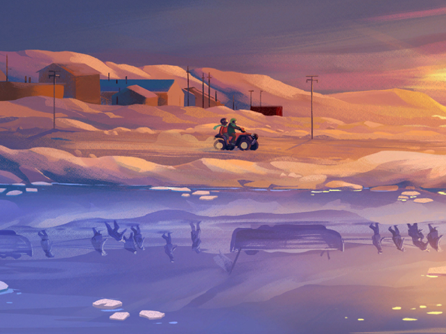 Skärmdump av Inua - A Story in Ice and Time