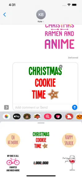 Game screenshot Christmas Holiday Fun Stickers mod apk