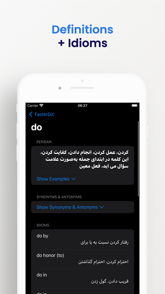 #3. FasterDic (iOS) 由: Seyed Mahmoud Hodaeenia