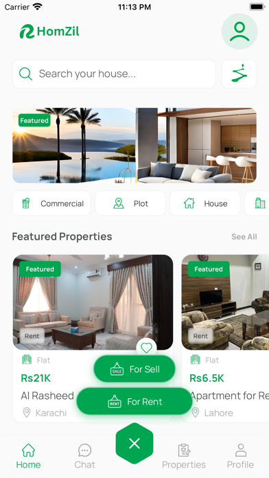 HomZil: Rent & Sell Properties Screenshot