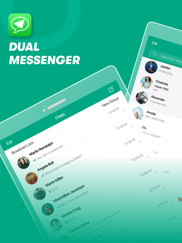 Dual WhatsApp Messenger Plus