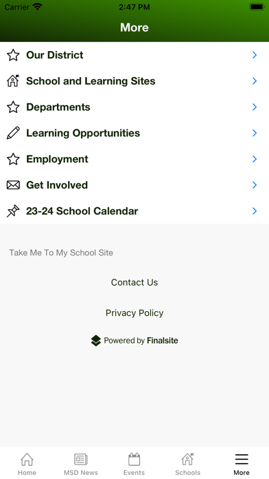 Medford School District 549C Screenshot