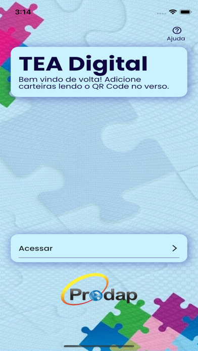 Carteira TEA Digital Screenshot