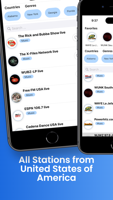 Radio FM USA -live radios app Screenshot