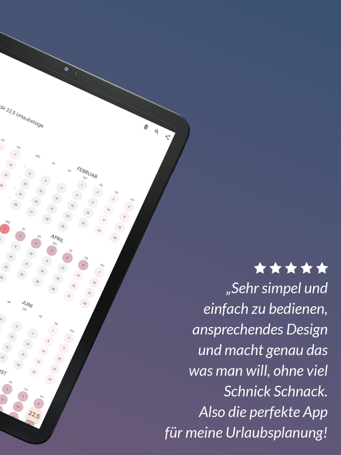 Vacation Planner and Calendar