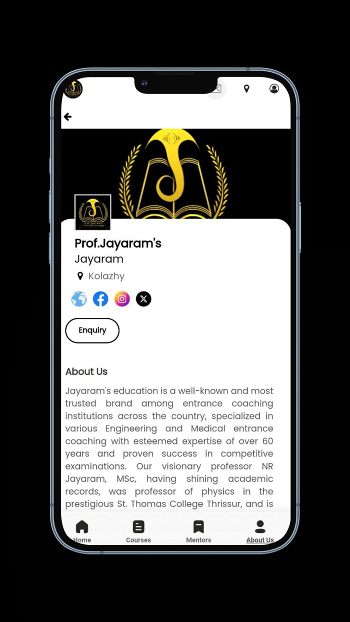 Jayarams Education