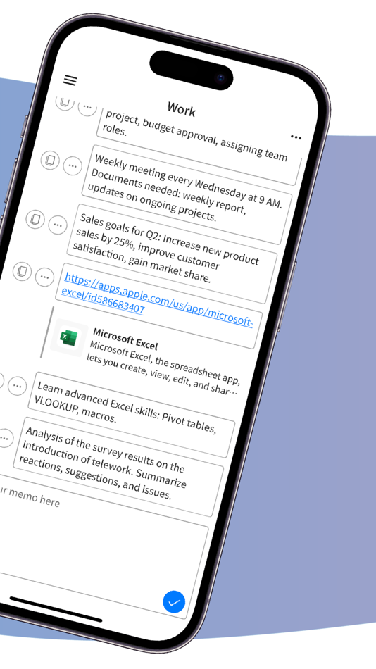 #2. ShortMemo - Idea, Draft, etc. (iOS) Podle: UT app
