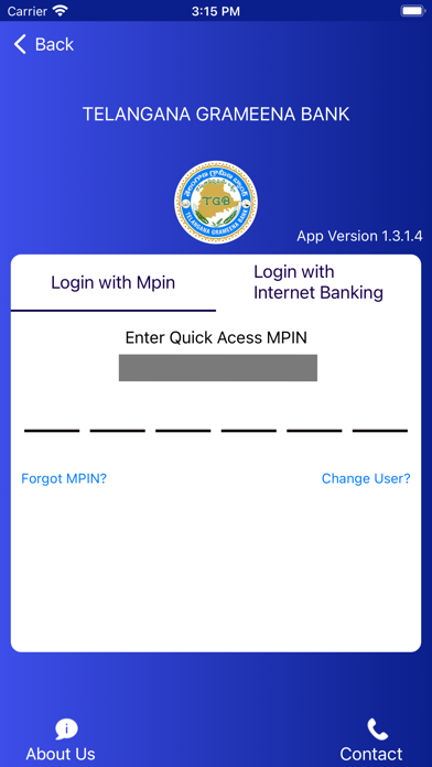 TGB Mobile-Banking Screenshot