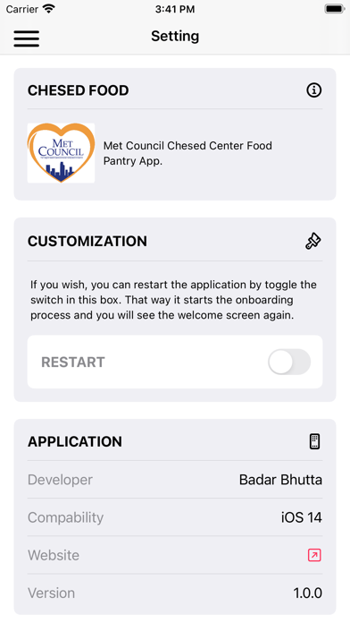 Chesed Food Screenshot