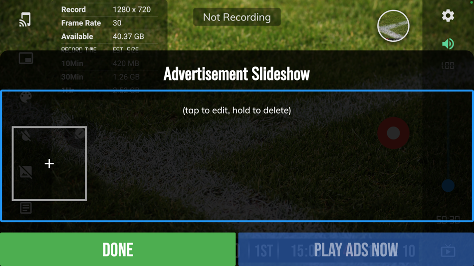 #7. BT Football Camera (iOS) By: The Basketball Temple LLC