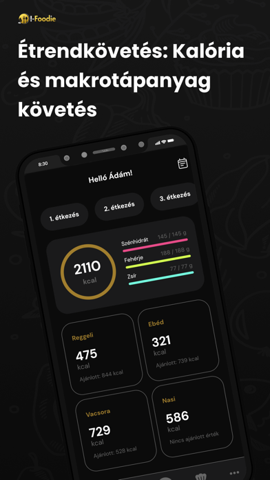 I-Foodie: Étrendtervező App Screenshot