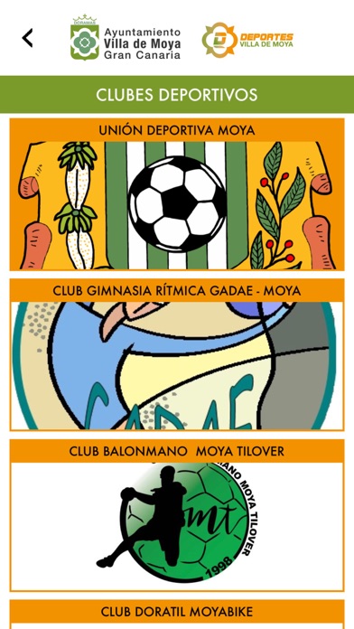 Moya Deportes Screenshot