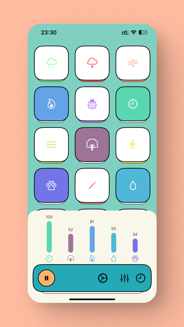 星垂白噪音-冥想助眠专注