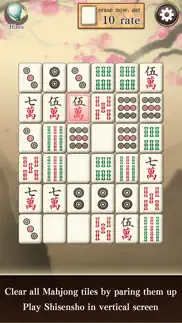 mahjong puzzle shisensho iphone screenshot 1